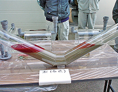 管内滞留水排水実験イメージ